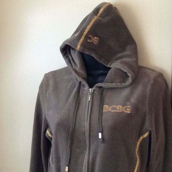 💞BCBG💞velvet jogging top - Picture 2 of 12